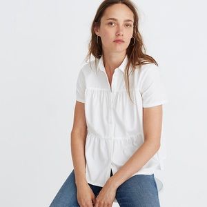 MADEWELL Seamed Button-Down Shirt